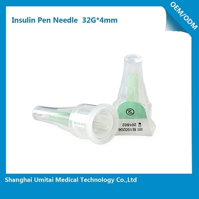 4mm X 32g Pen Needles / Diabetic Insulin Needles Medical Consumables Injector